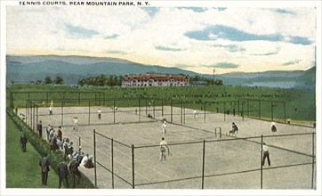Tennis Courts, Bear Mountain Park, N.Y.