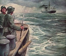 Nazi Soldiers on Boat.