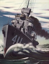 U.S.S. Anderson Naval Vessel.