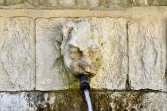Fountain of the 99 Spouts. L'Aquila. Abruzzo. Italy