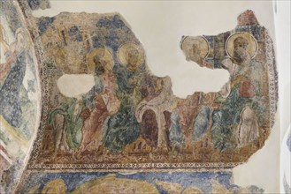 Otranto (Italy, Puglia, Lecce province) church of San Pietro, building of the IX-X century. Fresco, 11th-13th century