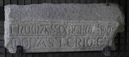 Fragment of Thomas funerary slab, 14th century