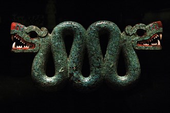 Pectoral, in the form of a double-headed serpent