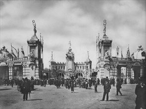 milan, exposition universelle de 1906, entrée du parc, via gadio