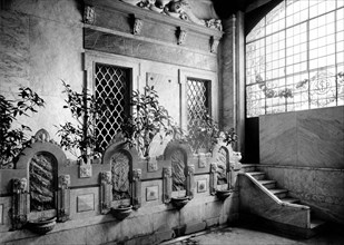 italie, san pellegrino, ancien palais-fontaine, début du 20e siècle