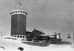 italie, sestriere, hotel torre, 1933