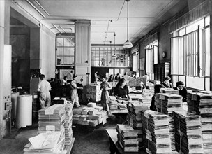le bureau des dépôts et des adresses avec les données de plus d'un demi-million de membres du t.c.i. (bureau d'expédition) 1915-40