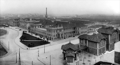 une vue de la ville de milan studios de la fin des années 1920.1927