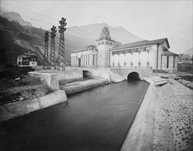 centrale hydroélectrique de crevola, valsesia. 1915-1940