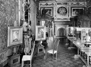 italy, lombardia, milan, museum poldi pezzoli, gold room