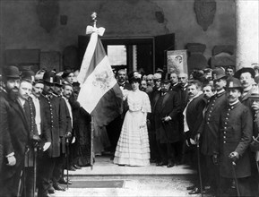 inauguration of dante alighieri society, rome 1905