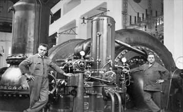 italy, veneto, pelos, hydroelectric power plant, 1932