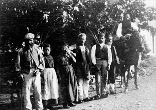 greece, arcadia, peasant people, 1912