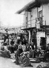 italy, laveno, sericulture, 1900-1910