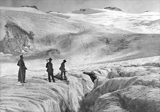 italy, adamello, mountaineering, 1910-20