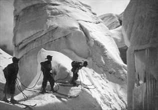 italy, dolomites, mountaineering, seracchi della marmolada, 1930-1940
