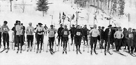 skiers, 1910-11