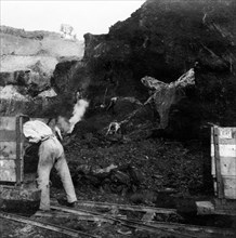 mine of brown coal, san giovanni valdarno, 1930-1940