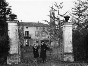 Villa La Favorita dei Conti Attendolo Bolognini Sforza in Sant'Angelo Lodigiano, 1930-40