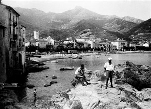 italy, tuscany, isola d'elba, marciana marina, 1950-1960