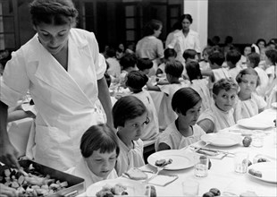colonia lodolo all'abetone, la cena, luglio 1939