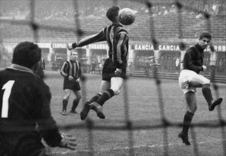 football, milan atalanta 0-0, tête de rivera dans la zone nerazzurra, 1961