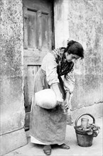 vieux métiers, vendeur d'eau sulfureuse, 1890-1900