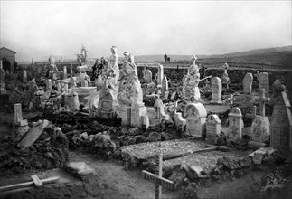 guerre italo-turque, tripolitaine, cimetière, 1912