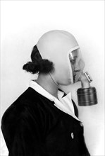 guerre chimique et défense contre les gaz, masque pirelli pour la population, 1915 1918