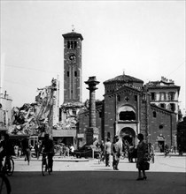 guerre, milan, église san babila, 1939 1945