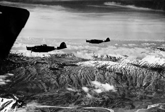 forces aériennes, bombardiers sur le front grec albanais, 1940 1945