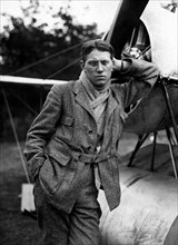 aéronautique, portrait d'un aviateur, 1910