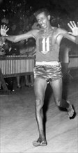 le marathonien abebe bekiba, 1960