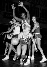 sport, basket-ball, match, février 1958