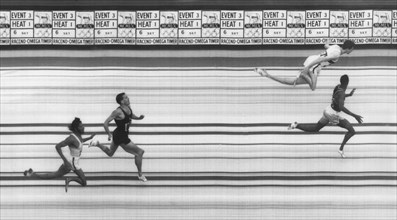 otis davis gagne la course de 400 m, 1960