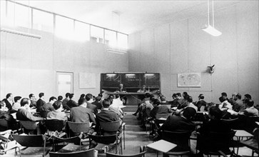 université, conférence en classe, 1964