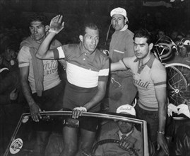 gino bartali vainqueur de la coupe bernocchi, 1953
