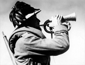 bersagliere avec trompette, 1930-1940