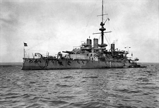 marine, taranto, cuirassé umberto I, 1910