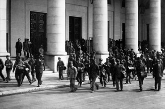 groupe de postiers, 1920