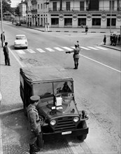 agents de la circulation équipés d'appareils de détection de la vitesse par radar, 1961