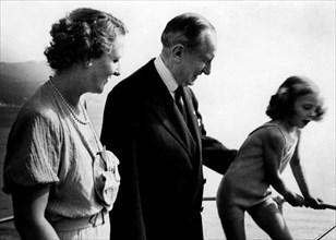 electra marconi avec ses parents, 1936