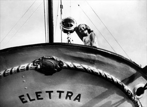 electra marconi sur le bateau electra, 1936