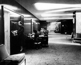 intérieur des bureaux de niveau, 1957