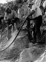 préparation des cuiseurs de mines, 1954