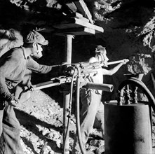 mine de minerais ferreux et metalliques de montevecchio, 1965