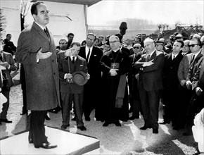 Inauguration de l'autoroute torino-piacenza, discours de l'honorable pier luigi romita, 1965