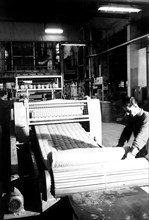 production de sillan ou de laine de roche, 1962