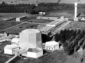 extérieur du réacteur nucléaire de sorin à saluggia, 1960
