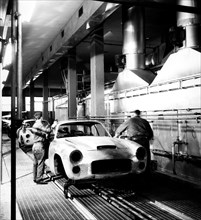 industries mécaniques, carrosserie zagato, 1963 chaîne de peinture, 1963